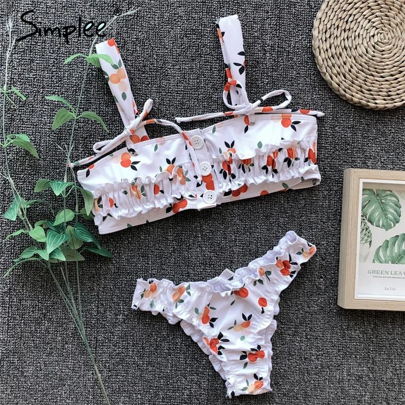 Simplee Sexy Мягкий пуш ап комплект нижнего белья Женщины intimates белье и пуговицы на