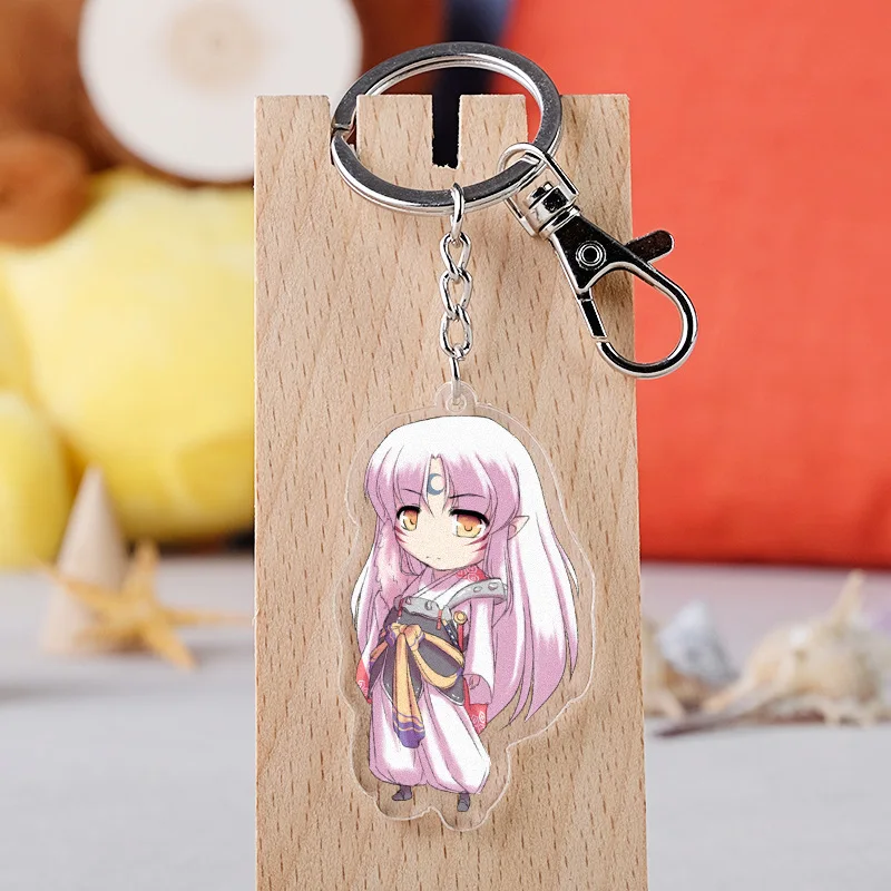 10 шт./лот аниме Inuyasha акриловый брелок игрушка фигурка Sesshoumaru Higurashi Kagome сумка