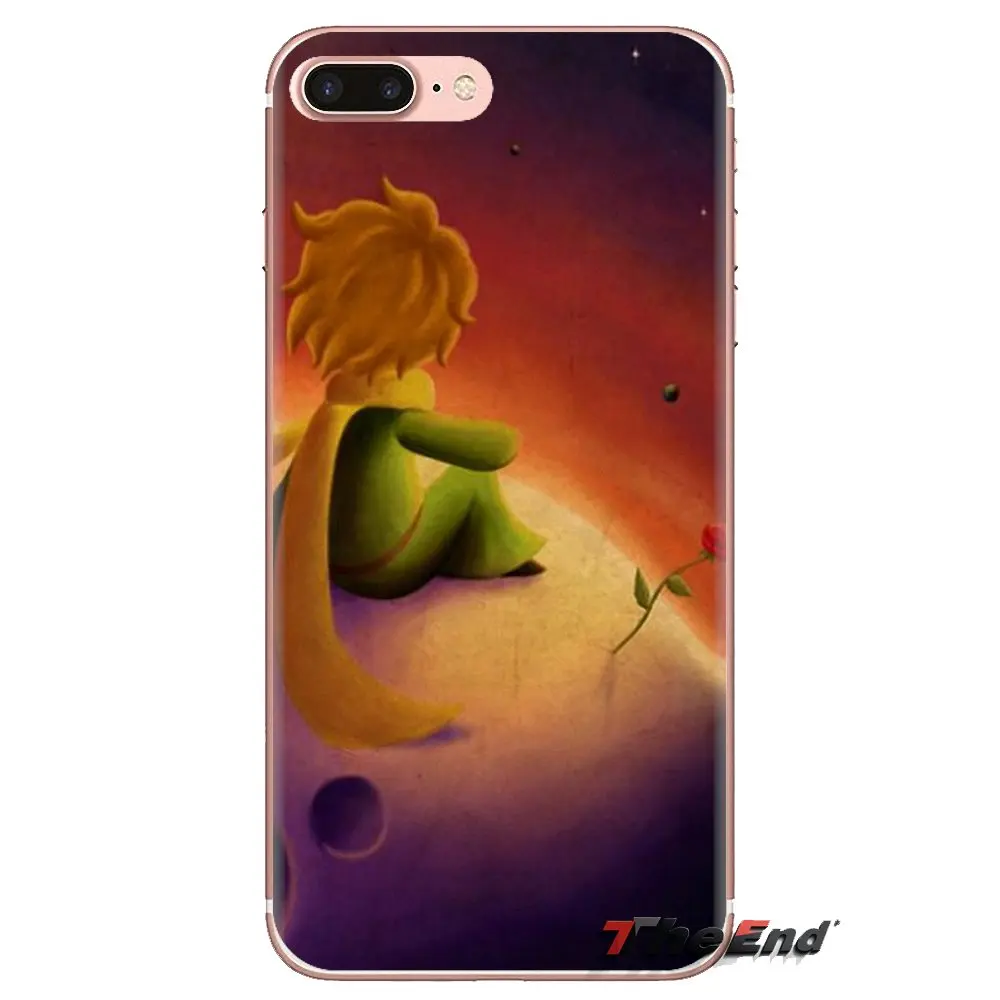 Soft Transparent Covers For Samsung Galaxy A3 A5 A7 A9 A8 Star A6 Plus 2018 2015 2016 2017 The Little Prince Night Planet France |