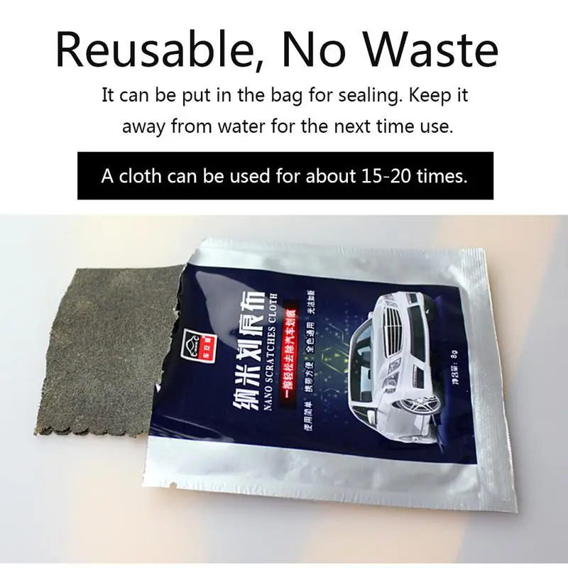 

Car Auto Paint Scratch Repair Cloth Scratch Removal Cloth Reusable Polishing Cleaning Tool
