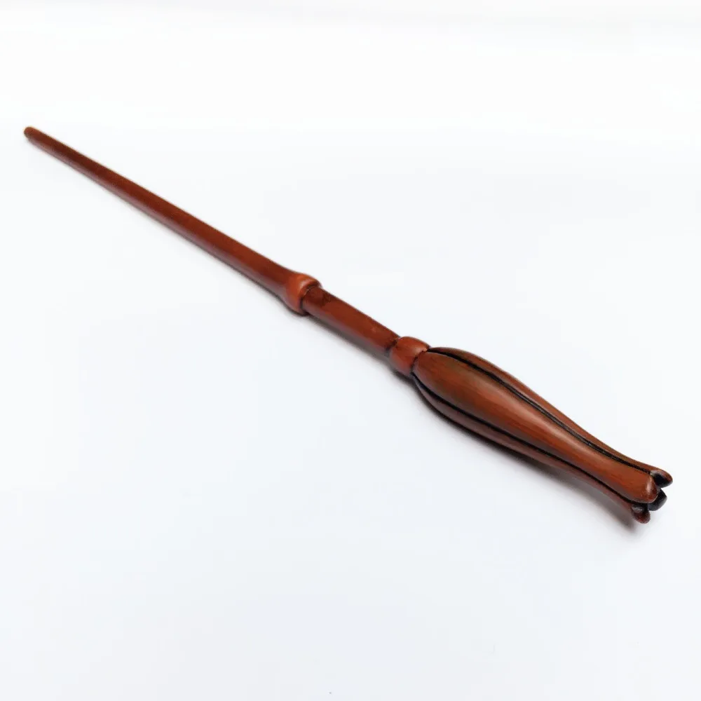 

Newest Iron Core luna Tulips Lovegood Magic Wand/Harry Magical Wand/ Original Ribbon Gift Box Packing Free Train Ticket