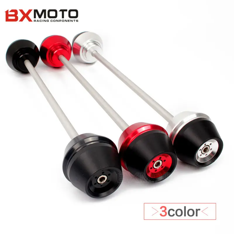 

BXMOTO CNC Motorcycle Crash Protectors Front Axle Slider Frame Sliders For Ducati DIAVEL 2011-2015 motorbike Falling Protection