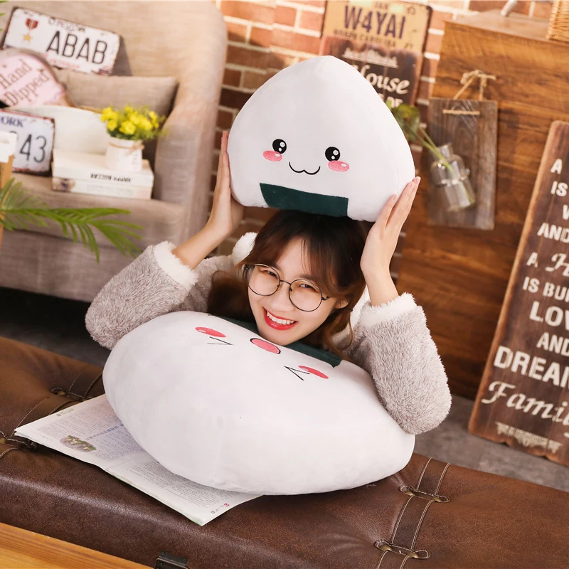 1 шт. 30/40/50 см Kawaii лосось подушка в виде суши плюша риса и овощей рулон Подушка игрушек креативные подарки для детей