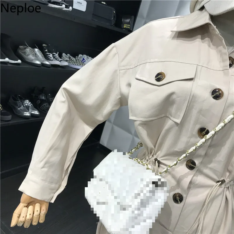 Neploe женский комбинезон весна 2019 Новый однобортный с воротником стойкой