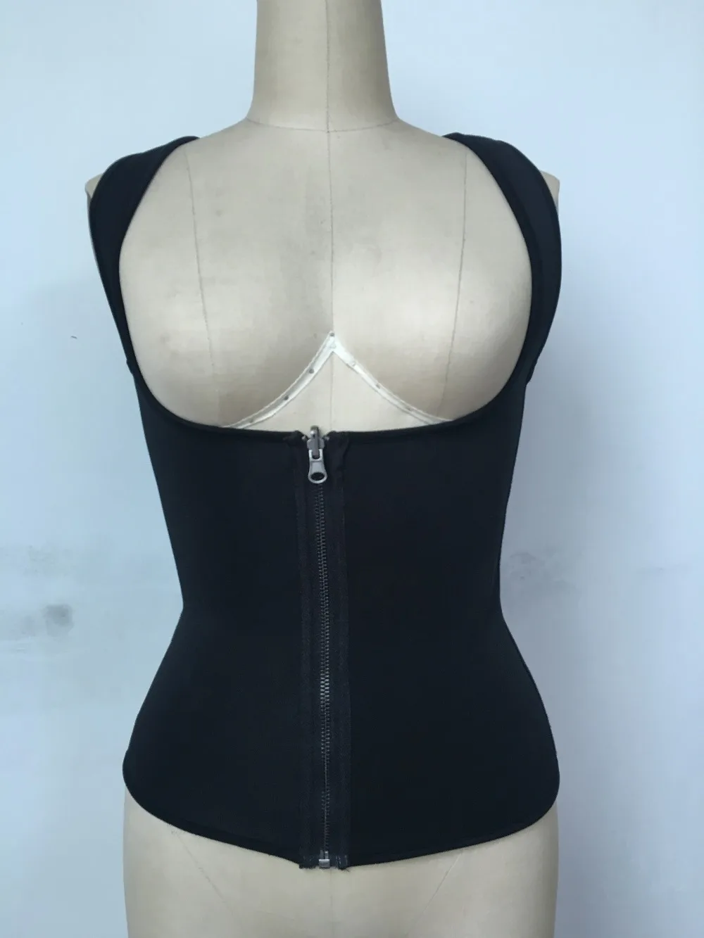 Неопрен пот молния Корректирующее белье пуш-ап Жилет Талии Тренажер Cincher живота
