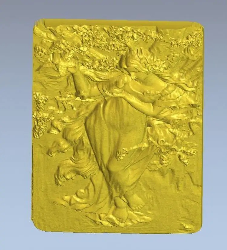 

Spring lady artcam 3d модель, рельеф для ЧПУ в формате STL
