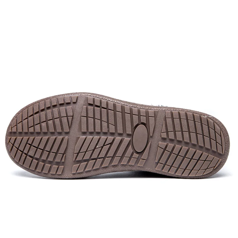 Мужские зимние ботинки на шнуровке AKZ черные теплые водонепроницаемые ботильоны