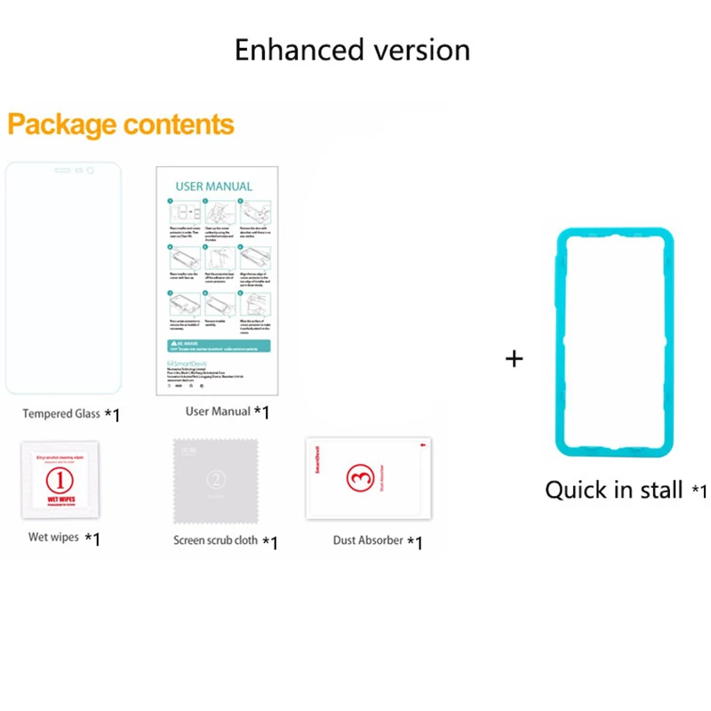 Ультратонкое закаленное стекло SmartDevil new 2.5D 9H для смартфона Redmi note 3 Защитная