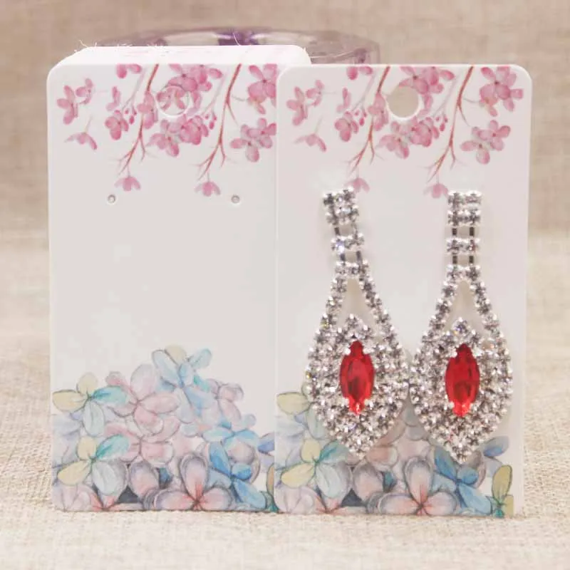 (Последний стиль 2019) крафт бумага Marbling ювелирные изделия дисплей карты и ожерелье