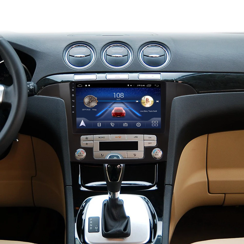 4G LTE 32G rom android 9 0 Автомобильный gps мультимедийный видео радио плеер тире для Ford galaxy