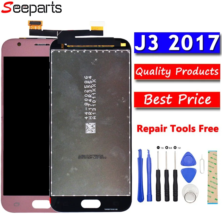 

5,0 "для SAMSUNG GALAXY J3 2017 LCD J330 J330F SM-J330F дисплей, сенсорный экран, дигитайзер в сборе, Замена для SAMSUNG J330 LCD