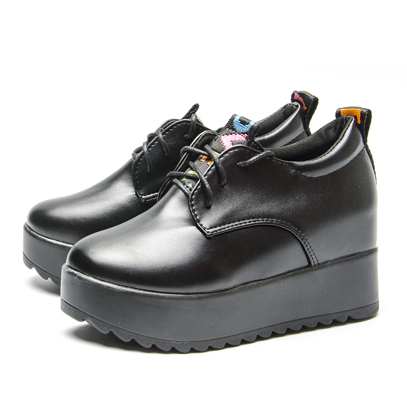 Fujin/брендовая модная женская обувь на толстой мягкой подошве Обувь платформе