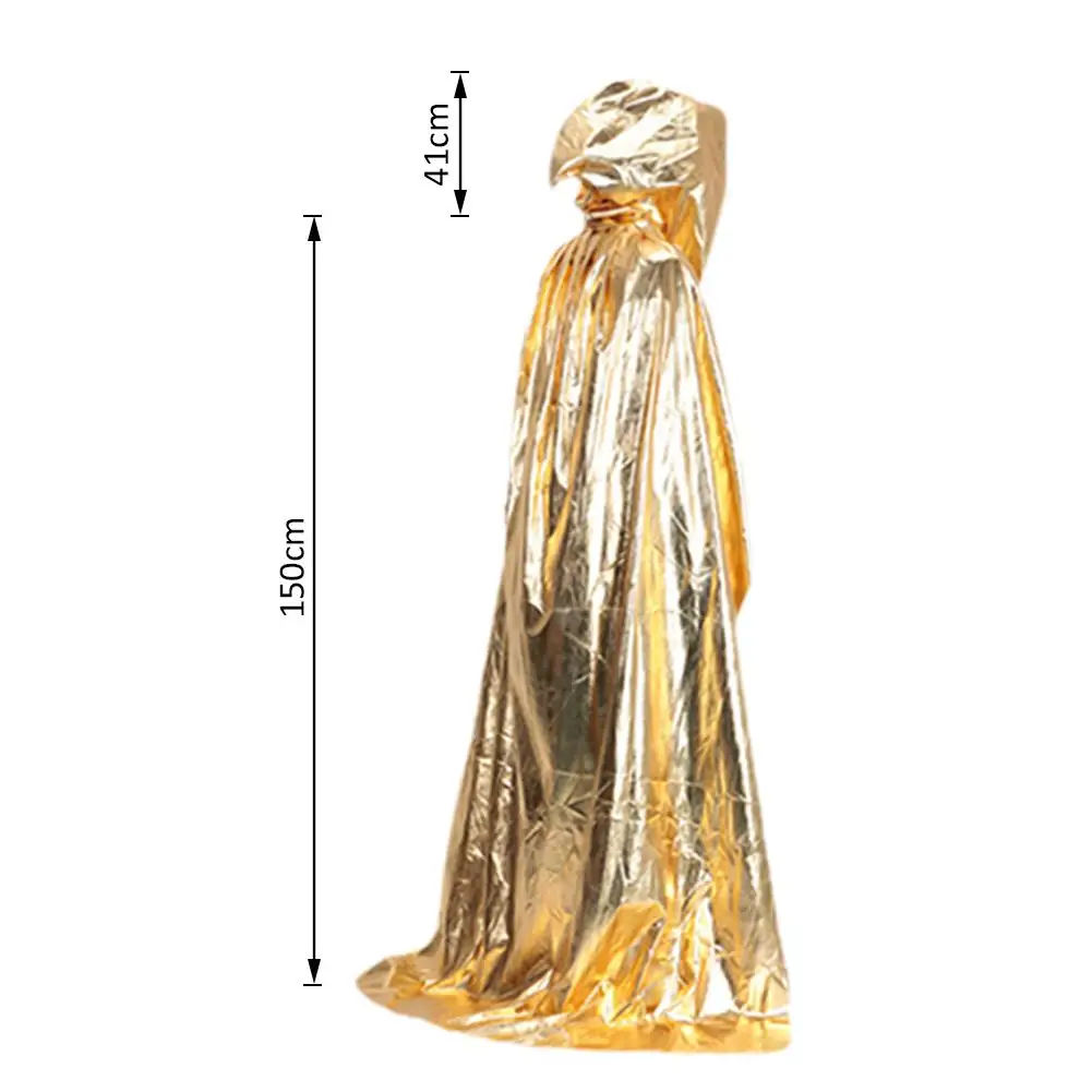 Накидка Унисекс На Хэллоуин вечерние демон вампир стиль плащ с капюшоном для