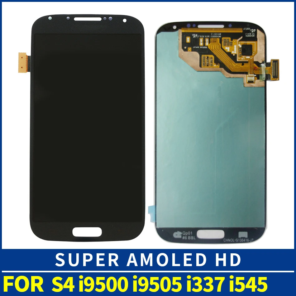 S4 i9500 lcd Super AMoled For Samsung Galaxy GT-i9515 i337 LCD display Touch Screen i9515 Digitizer assembly i9505 | Мобильные