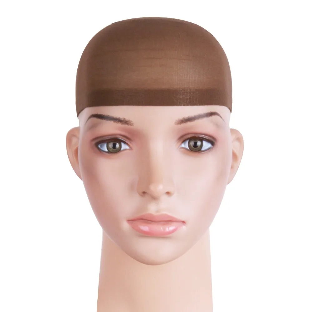 2 шт./компл. сетки ткачество эластичная шапка черный телесный цвет сеточка для