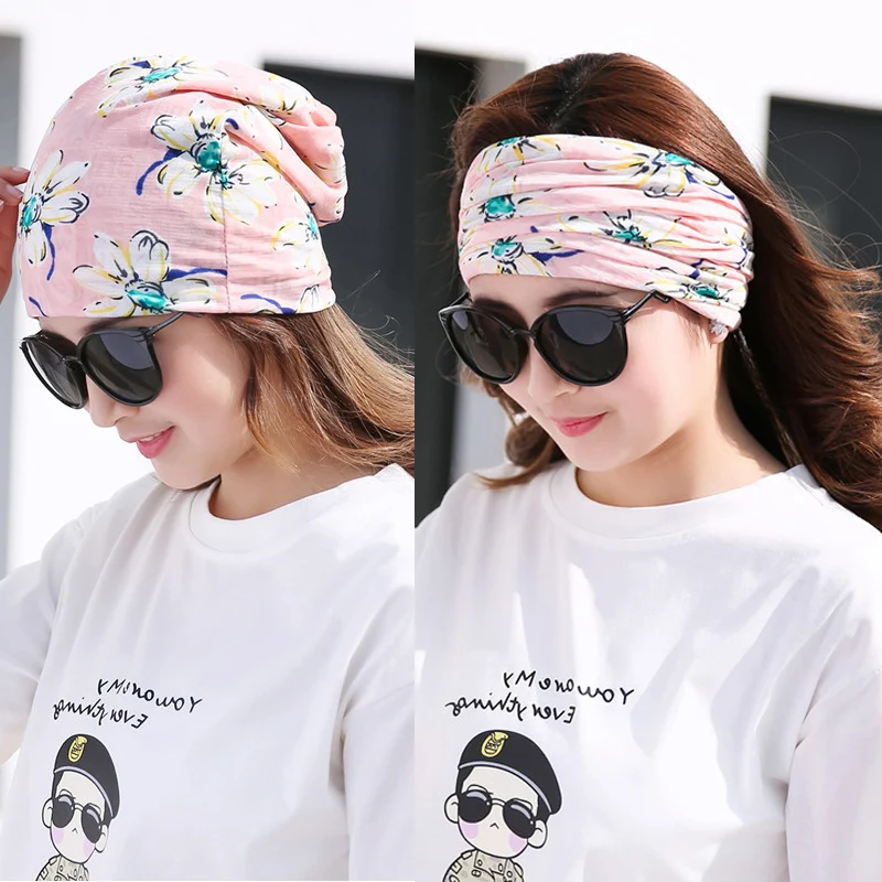 Многофункциональные женские банданы с принтом повседневный головной убор