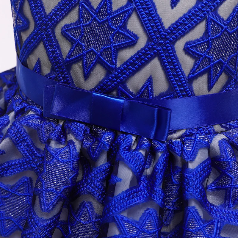 New Summer 4 To 13 Years Little Girls Pure Cotton Lining Party Costume Dress Kids Baby Princess Dresses 5 6 7 8 9 10 11 12 Year | Детская