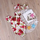 Летнее боди с рюшами и лямкой на шее, на возраст 0-24 месяца