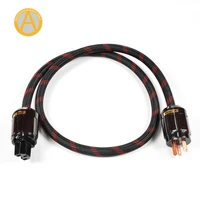 anaudiophile pwc01 hi fi power cable power cord thick 4n ofc high performance cable w quality us euro power plug socket