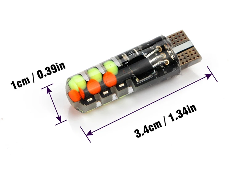 OKEEN 2 шт. светодиодный T10 пульт дистанционного управления W5W 501 RGB Изменение цвета автомобиля Клин боковой светильник лампа 12 В RGB цвет чтения сигнальная лампа