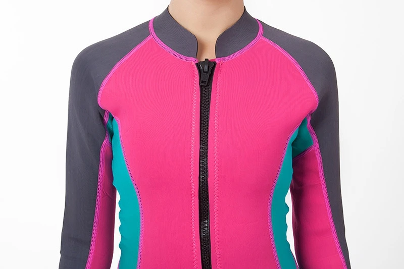 2 мм неопреновый женский консервативный купальник с длинными рукавами сплошной