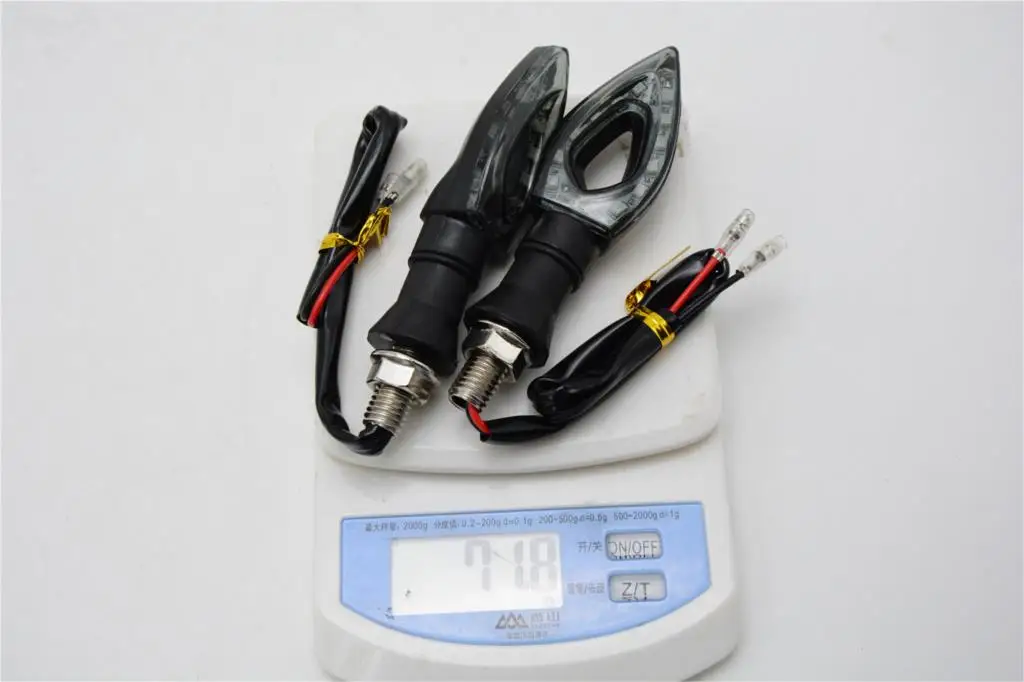 1 Pair Motorcycle Turn Signal Light Indicator Amber Lamp For Yamaha YBR 125 YZF R1 R3 R6 R125 R25 TTR RSZ CBR600 YZF600 MT 03 25 |