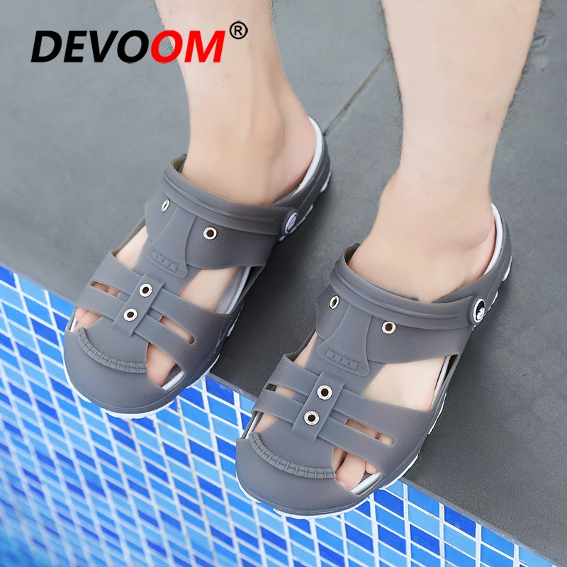 Мужские сандалии 2019 летняя обувь для реки пляжные шлепанцы дышащие отдыха