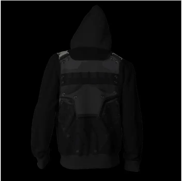 Худи &quotКаратель&quot Костюмы для косплея Каратель 3D с застежкой-молнией толстовки