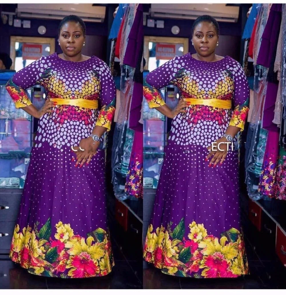 2017 новые модные африканские Сексуальные вечерние плюс большие эластичные платья