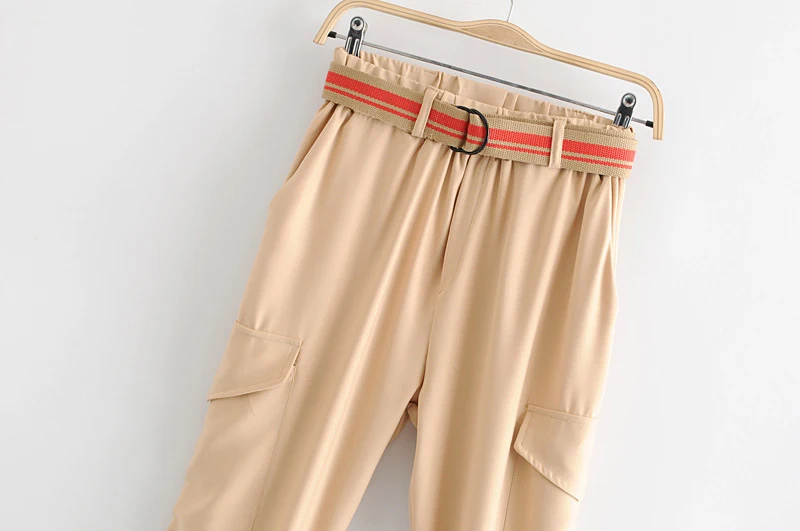 Брюки карго женские с завышенной талией модные штаны в стиле хип хоп свободные