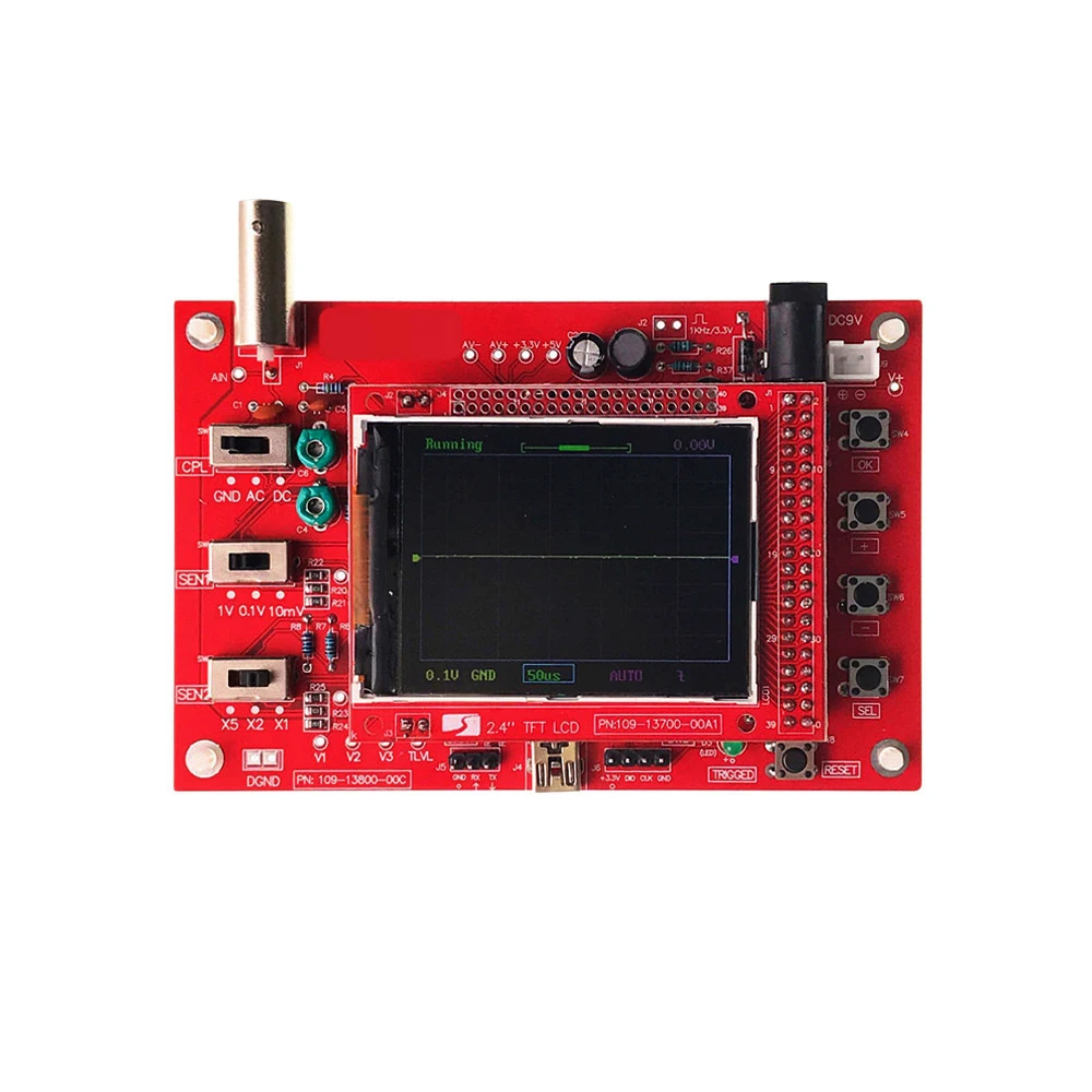 YIMAKER DSO138 2 4 &quotцифровой осциллограф TFT комплект DIY части ручной для Kit | Инструменты