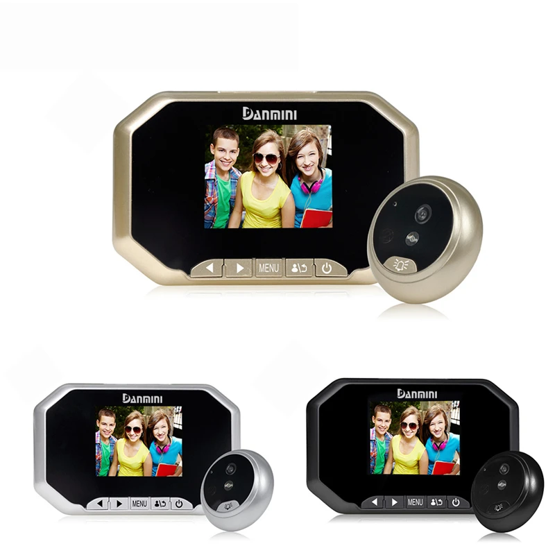 DANMINI 3 0 дюймов видео телефон двери 2.0MP видеокамера на дверной звонок ночного