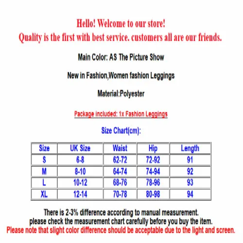 

Fashion Women Pants High Waist Leggings Stretch Trousers Solid Striped Pants