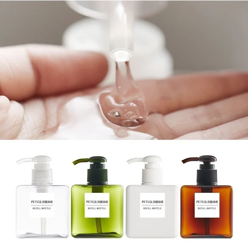 150ML/250ML Pump Bottle Makeup Shampoo Soap Shower Gel Travel Pump Dispenser Container Bottles