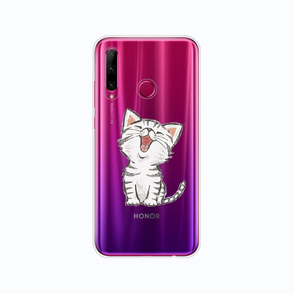 80363 Чехол для Honor 20, чехол, силиконовая задняя крышка, чехол для телефона, для huawei Honor 20 Pro Lite, Honor20, YAL-L21, YAL-L41, роскошная задняя крышка с рисунком - Цвет: 80363