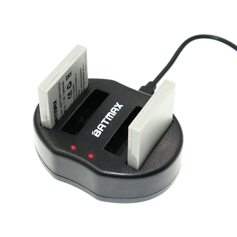 Batmax 4 шт. NB-5L NB 5L NB5L аккумуляторная батарея + USB двойное зарядное устройство для