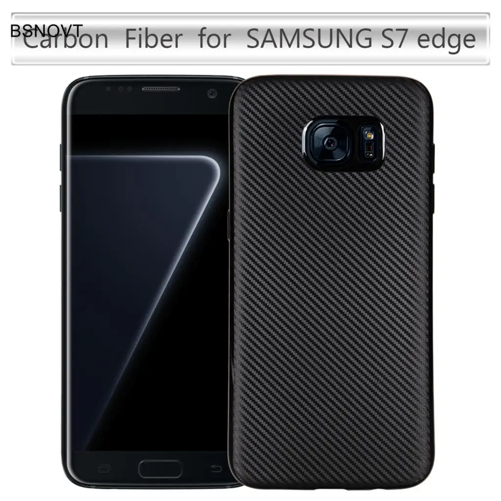 Для samsung Galaxy S7 Edge чехол мягкий тонкий Противоскользящий чехол-бампер для G9350 |