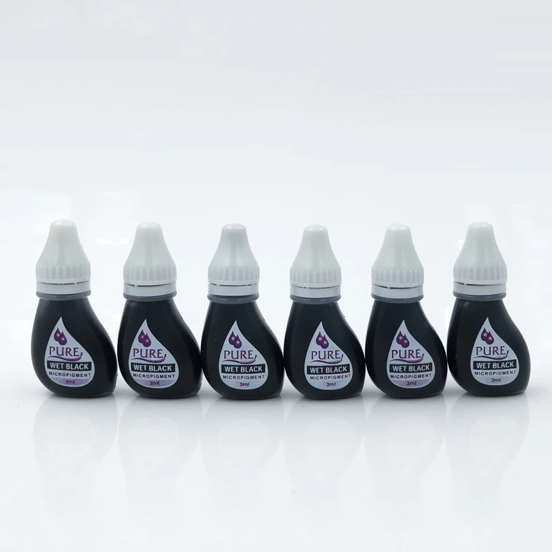 6 шт. США пигмент «Biotouch» получить чистый уверенность чистый Micropigment Перманентный пигмент для перманентного макияжа брови, подводка, губы цвет