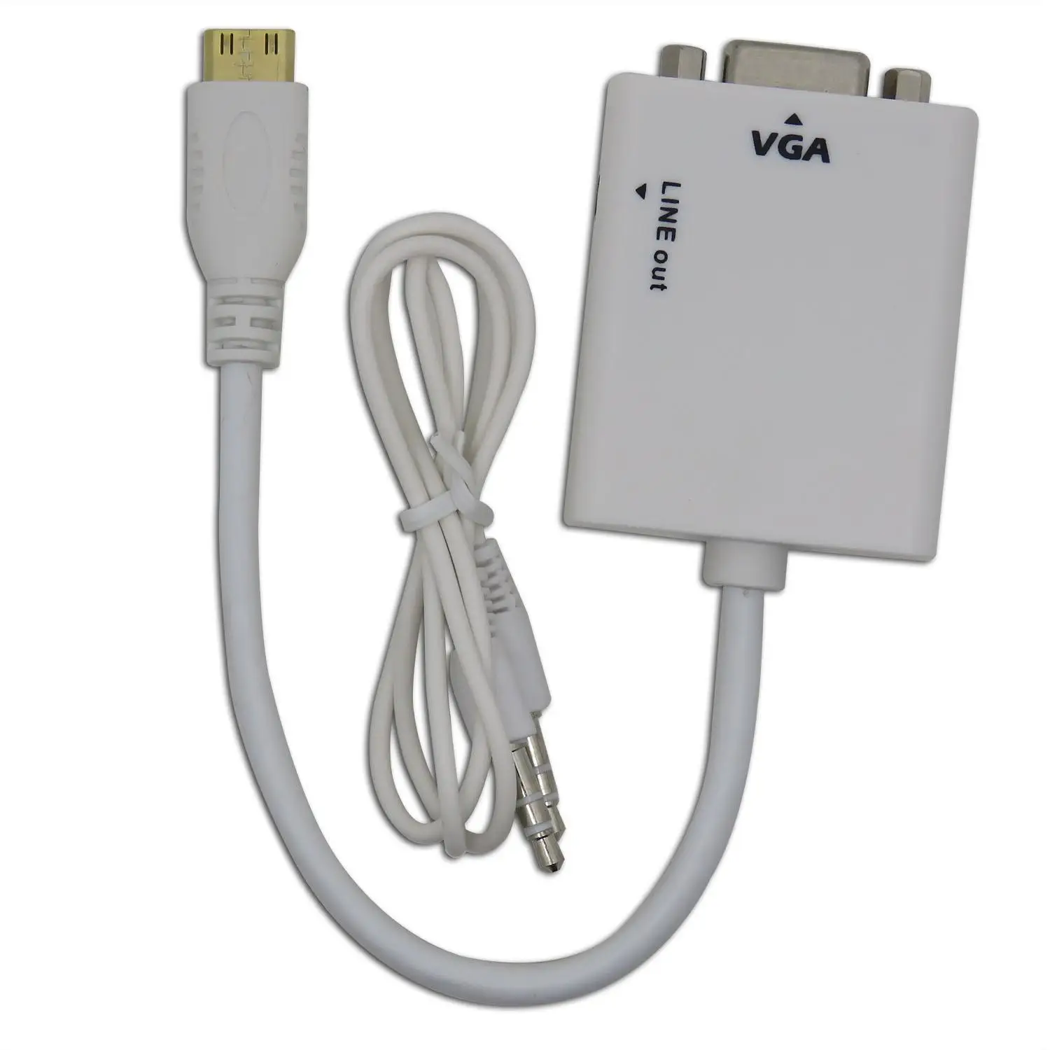 Мини HD VGA преобразования линии планшет с Аудио Mini конвертер VGA|Соединители| |