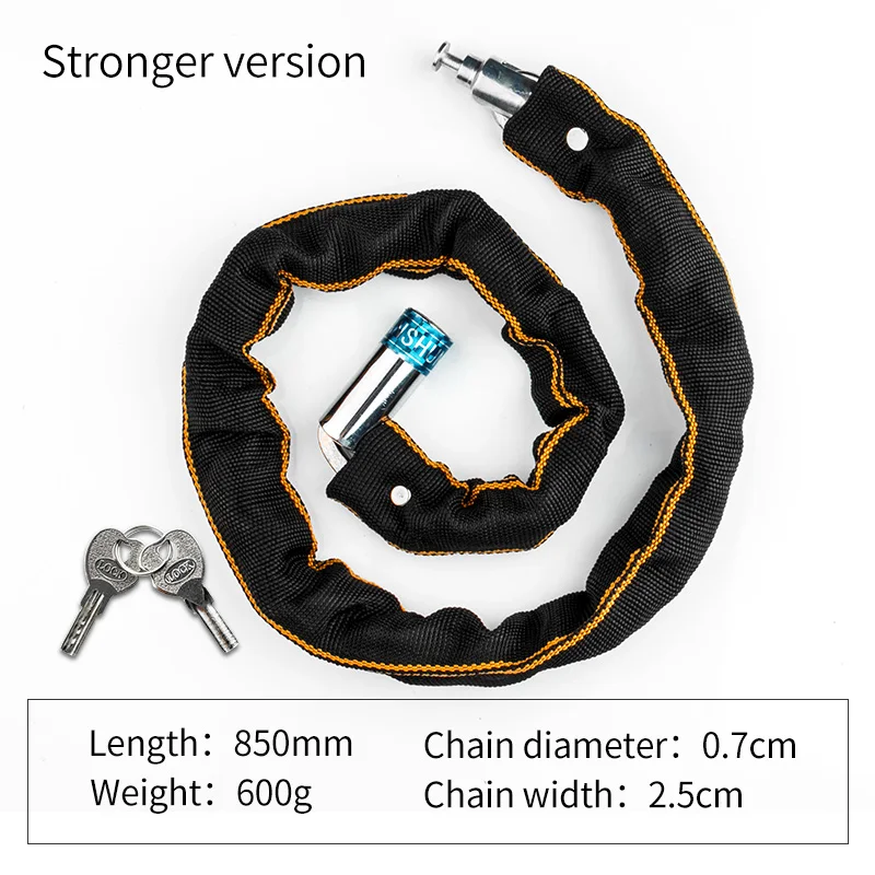 stronger version Coolсмена замок для велосипедной цепи, защита для велосипеда, замок для велосипедной цепи, безопасный Противоугонный замок для велосипедной цепи, замок для мотоцикла - Цвет: stronger version