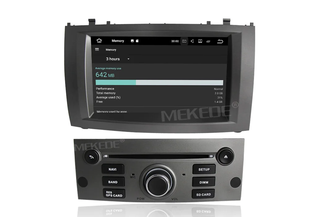 MEKEDE PX3 RK3188 чистый Android 7,1 четырехъядерный Автомобильный gps dvd-плеер для peugeot 407 2004-2010 поддержка 4G wifi BT Радио