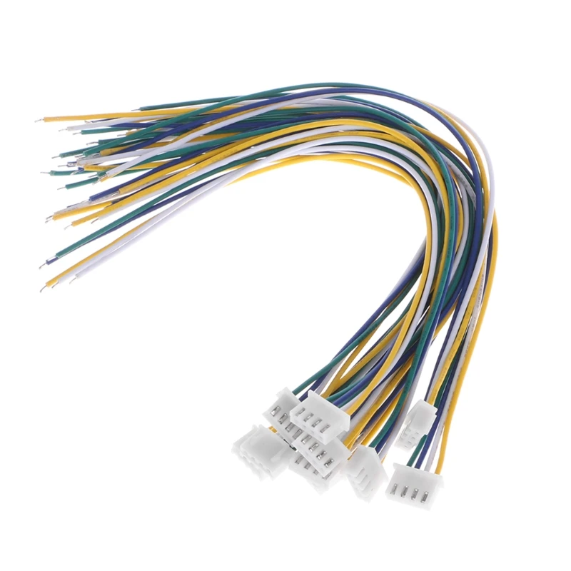 Прямая поставка 10 шт. 4 Pin Mini Micro JST XH 2 54 мм 24AWG разъем с проводами 200 мм|Детали и