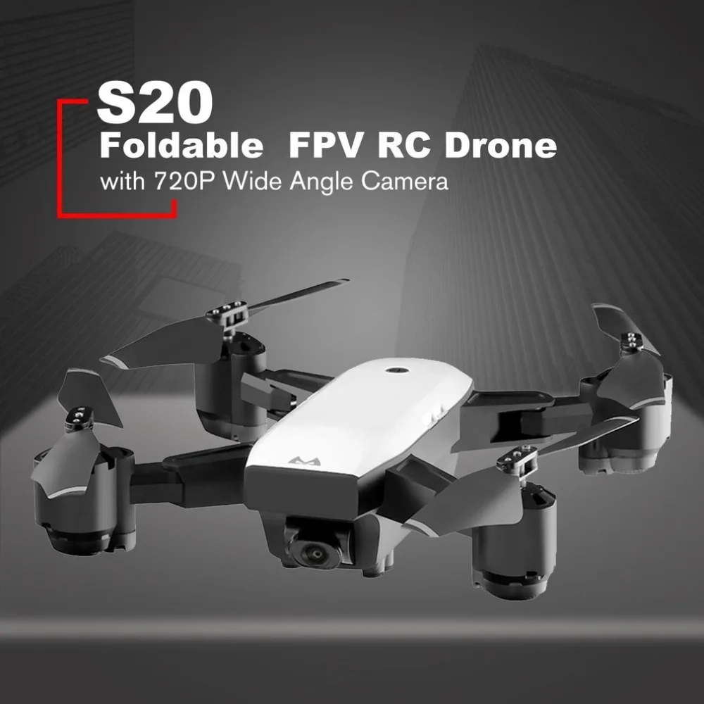 SMRC S20 6 осей Gyro FPV 720/1080 P/широкоугольная камера мини-Дрон портативный Радиоуправляемый квадрокоптер складной Радиоуправляемый вертолет портативная модель