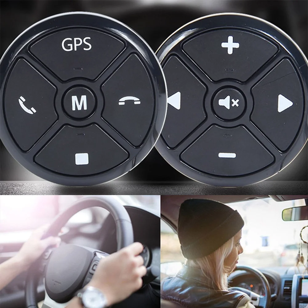 Universal Remote Control GPS Button Key DVD Wireless Safe Driving Accessory Auto Supplies Steering Wheel Controller | Автомобили и