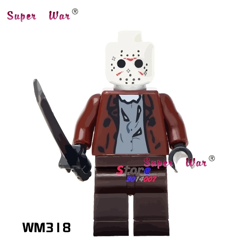WM318 1 шт., модель, строительные блоки, супергерои, робокоп, друзья, хобби, игрушки для мальчиков, diy игрушки для детей, подарок - Цвет: WM318