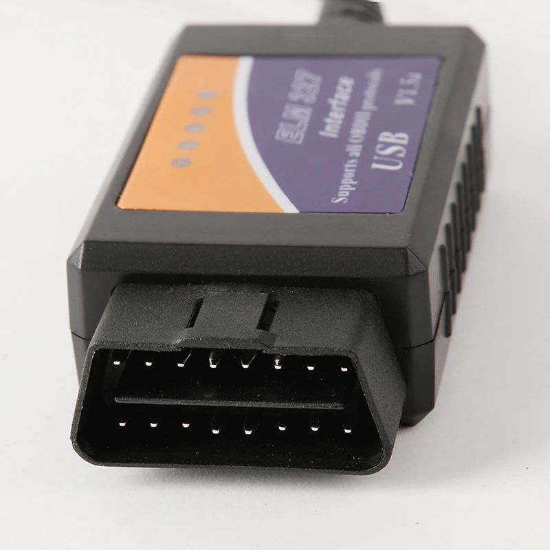 Чип 25K80 ELM 327 USB ELM327 OBDII/OBD2 V1.5 автоматический диагностический Интерфейс сканер obd