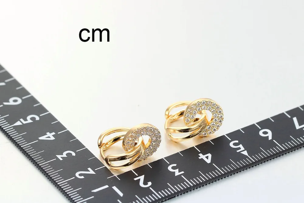 Серьги кольца с фианитами золотистого цвета|earring organization|earring wireearring necklace |