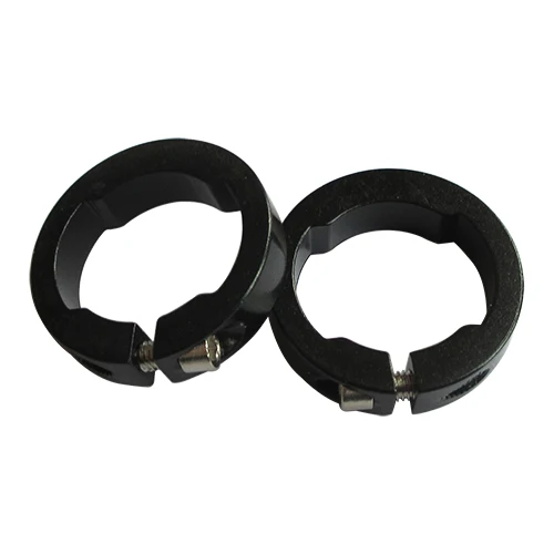 8mm Black 1 пара алюминиевых велосипедных аксессуаров для горного велосипеда, велосипедные ручки для руля, фиксаторы для шоссейного горного велосипеда, блокирующее кольцо, 5 цветов - Цвет: 8mm Black
