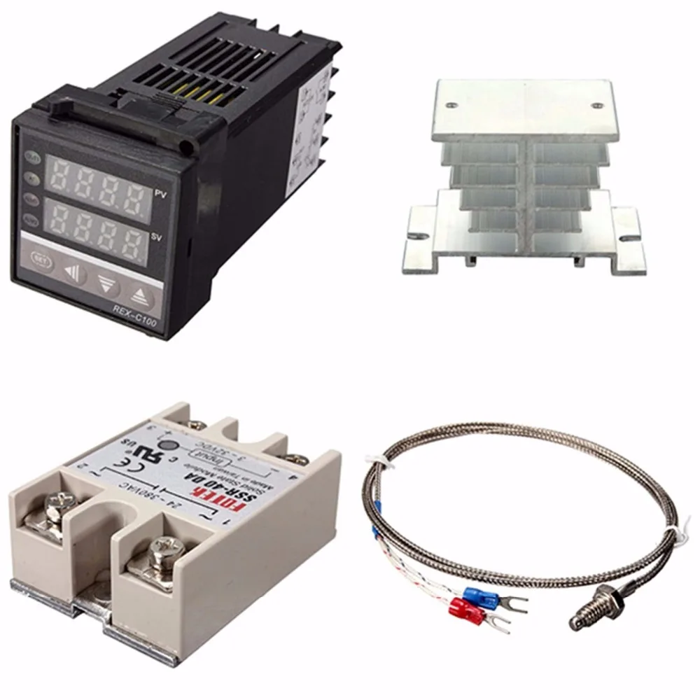 

REX-C100 220V Digital PID Temperature Controller Kit