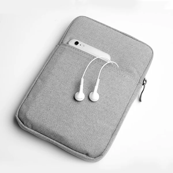 Light gray ACCEZZ хлопок 10 дюймов чехол для планшета чехол для нового ipad 9,7 Air 1 2 защитный чехол толстый чехол на молнии для ipad Pro9.7 - Цвет: Light gray